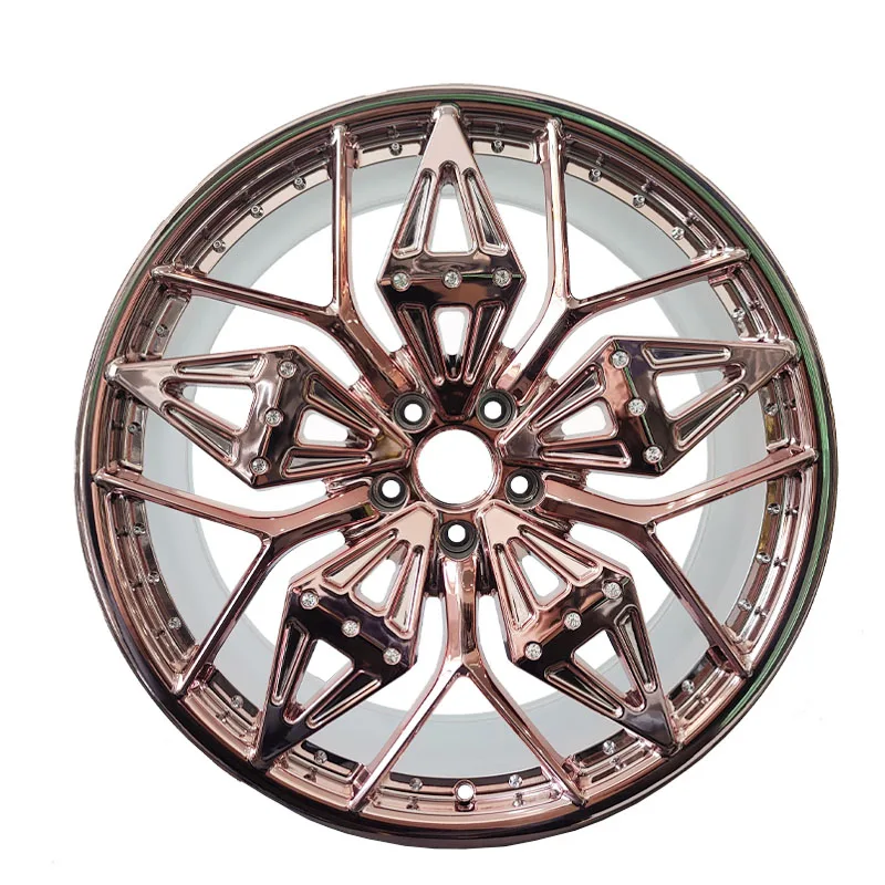 Popular custom forged alloy wheels 22 23inch plating rims
