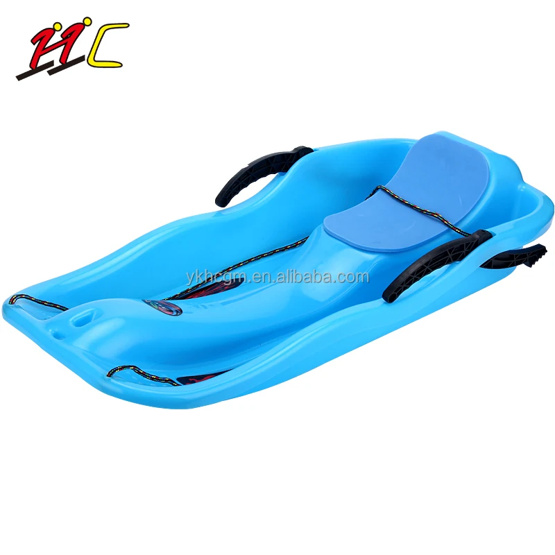 Portable Plastic Snow Sled Snow Sledding Sledge for Kids and Children Outdoor Snowboarding Skiing