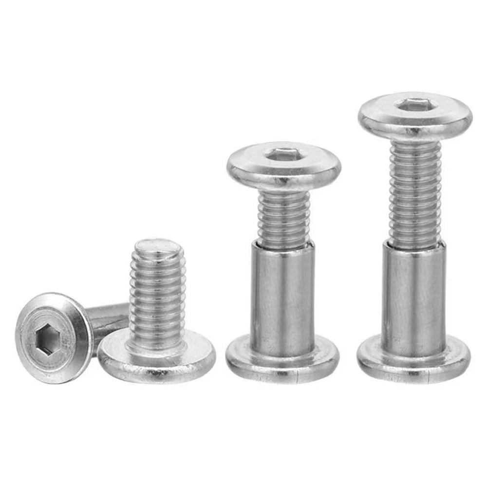 Kydex screws black 7mm rose gold acrylic flat stainless steel aluminium kydex screws nail rivet for leather