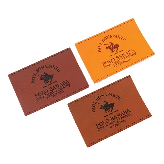 Fashion Design Custom Brand Name Logo Embossed Jeans PU Patch Labels and Patches for Jeans and Sofa