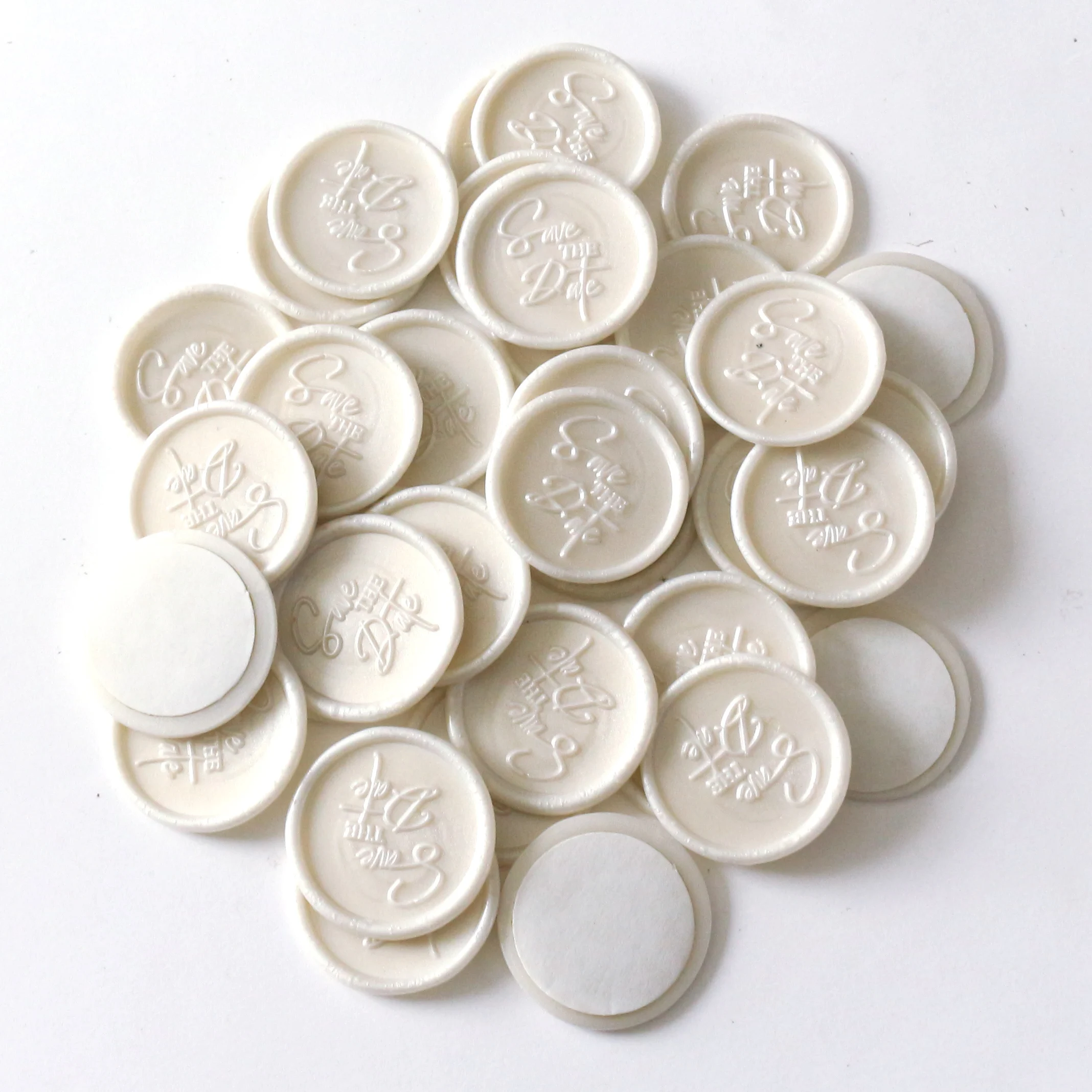 Factory Supply Custom White And Copper Gold Color Wax Seal With Logo