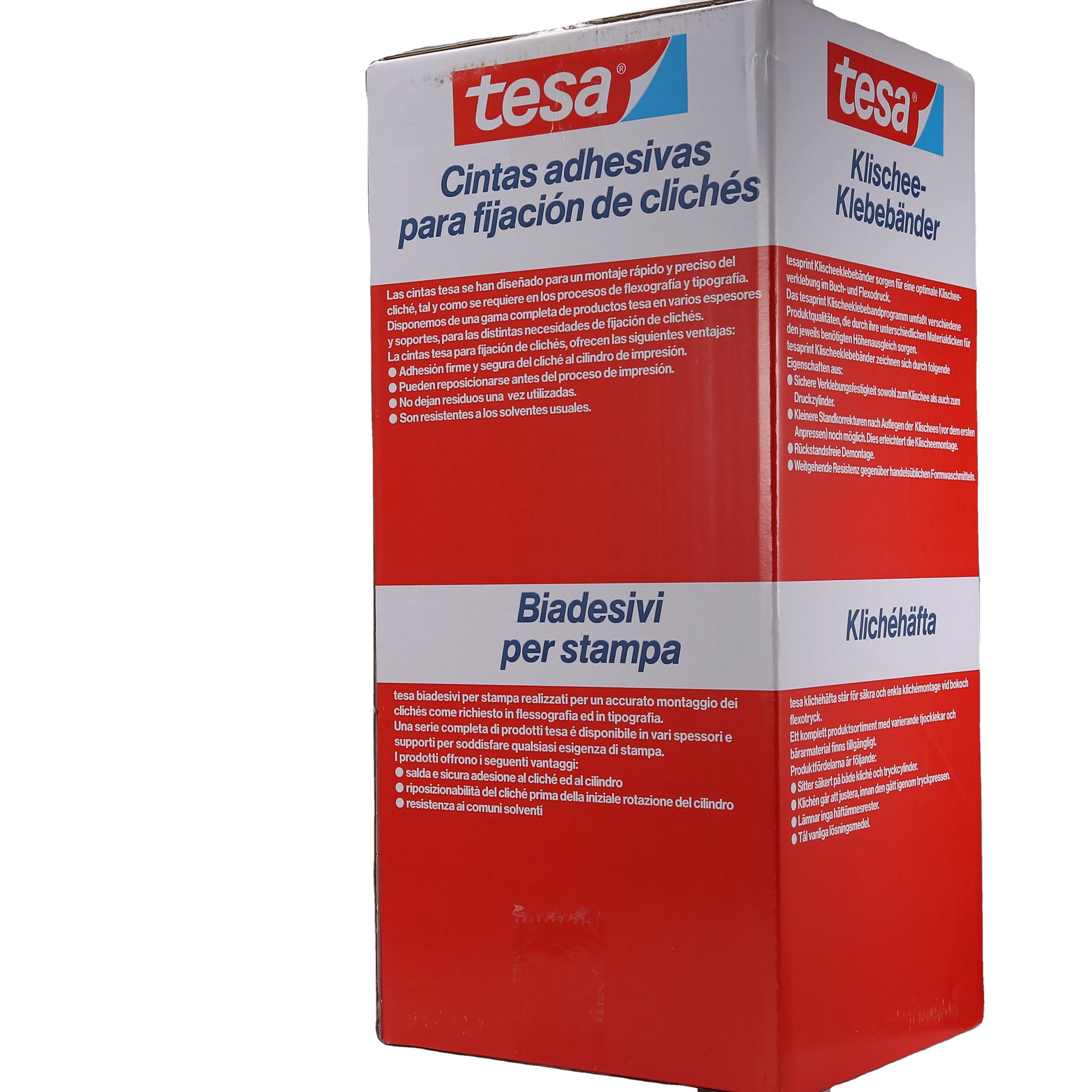 TESA 52015 0.38mm Double Sided PE Foam Softprint Tesa Flexo Photopolymer Plate Mounting Tape In Flexographic Printing