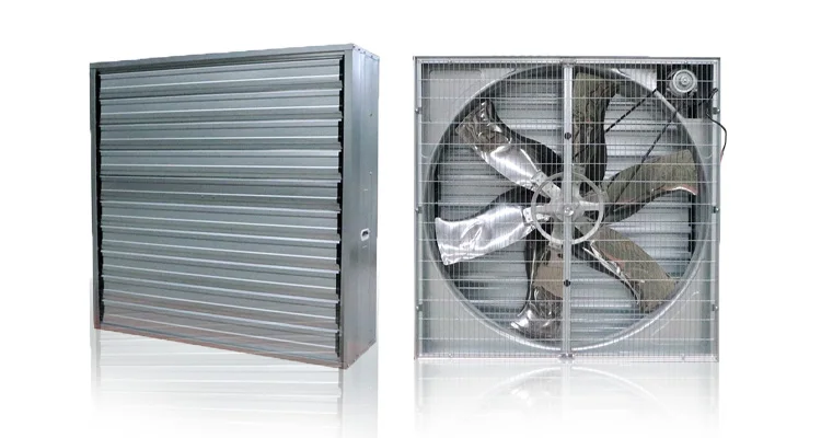 Agrieso AGPF 1000mm 36 Inch Hammer Exhaust Air Fan Cooling System Chicken Farm Shed Galvanized Box Ventilation Fan For Poultry