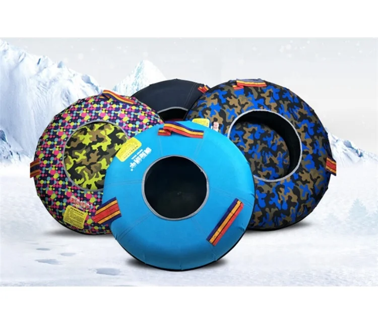 
Wholesale Inflatable Snow Tube Adult & Children Winter Games Equipment Rubber Ring 