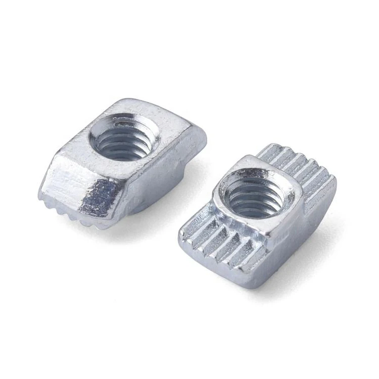 Wholesale M3 M5 M6 M8 T-nut Stainless Steel Hammer T Slot Nut for Aluminium Profile Slot