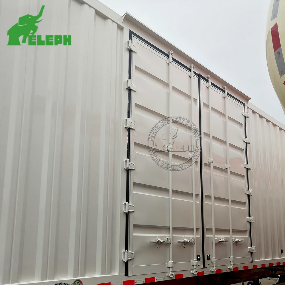 2024 New Trailer Box Long Distance Logistics Transport Trailer Cargo Truck Box Body For Trailer