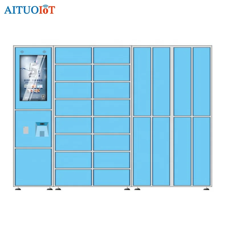 Smart Laundry Locker with Electronic Safe Locks and Payment Hardware All Day Service Intelligent Storage Locker for Laundry