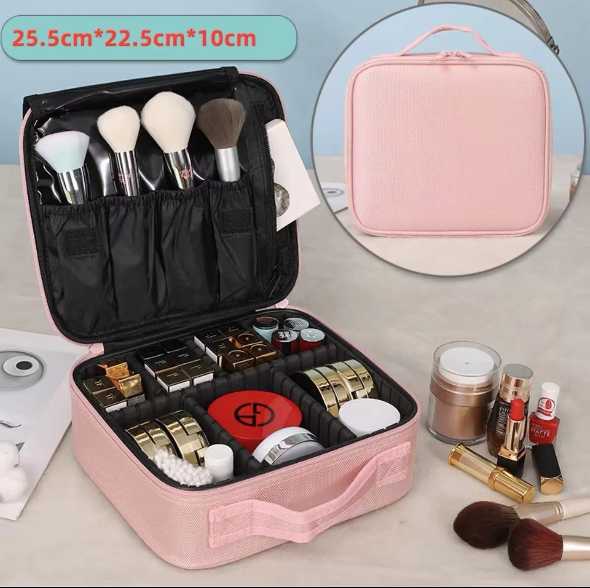 Travel Eyelash Training Kit Case Professional Eyelash Makeup Organizer Portable Cosmetic Bag For Extension Tools Accessories