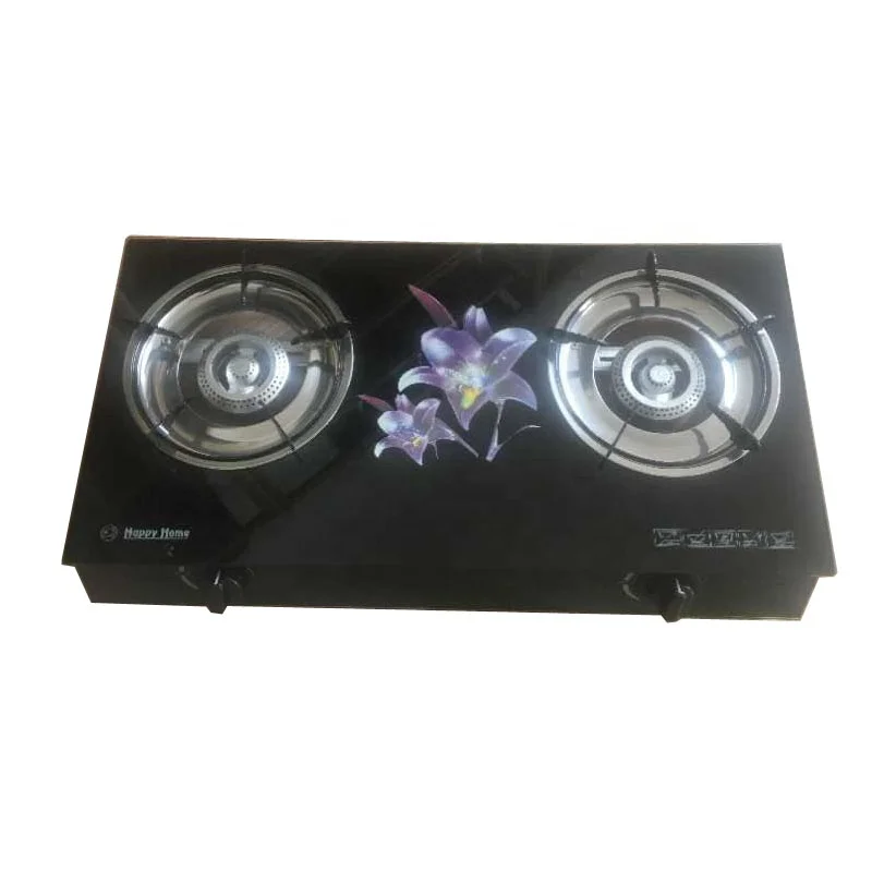 glass body gas stove,3 burner gas cooker,household gas burner