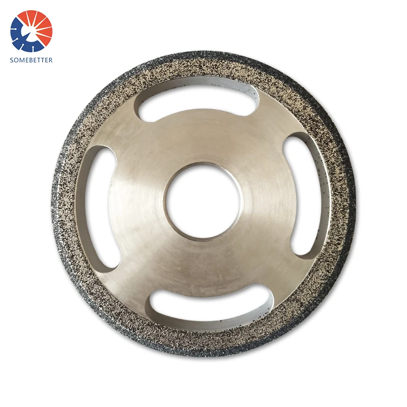 8 дюймов гальваническое покрытие бесцентровой алмазный шлифовальный круг cbn колеса для стеклянных кварцевых камней