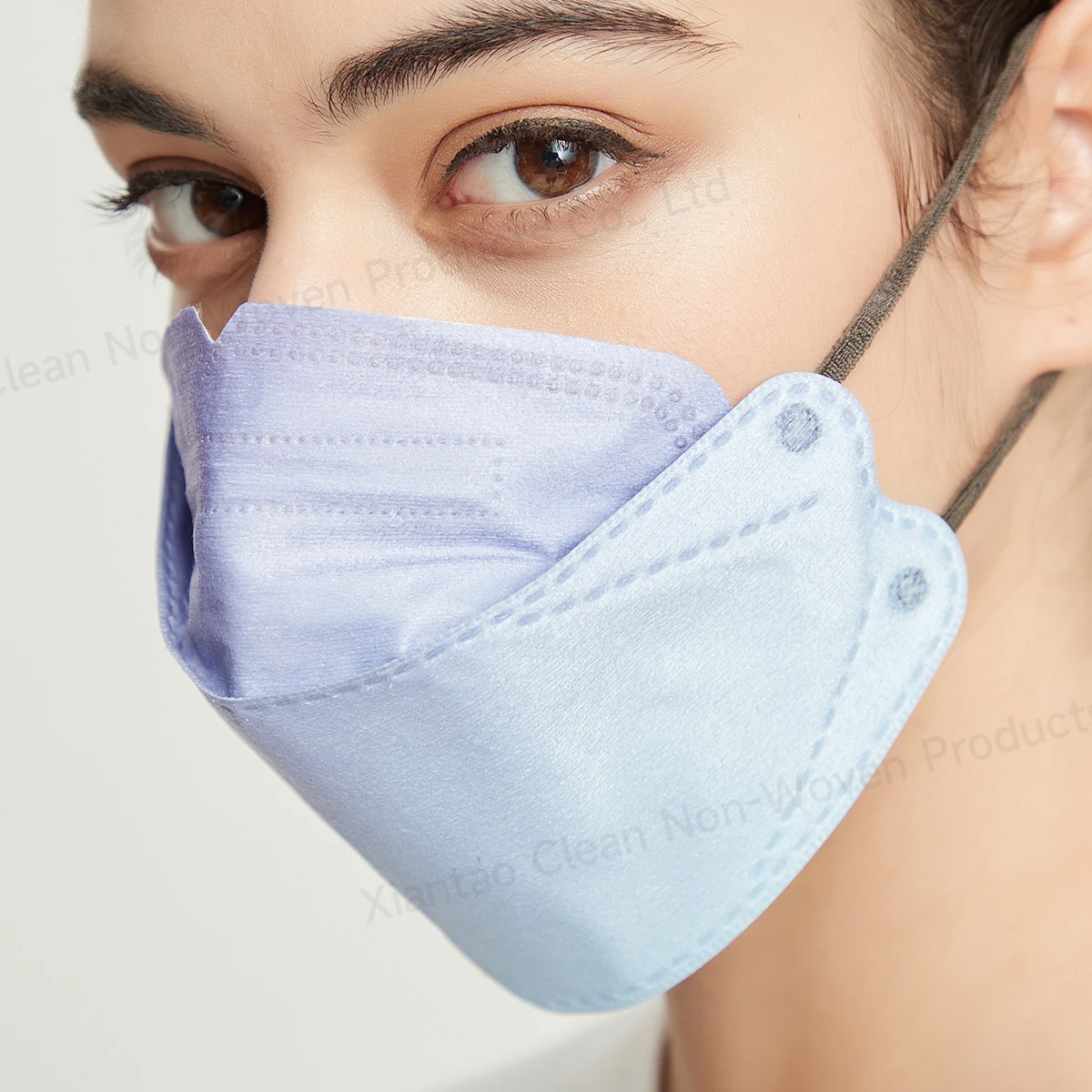 Adult Kids Kf94 Mask 3D Korean mask KF94 4-Layer civilian safety disposable willow-shaped dust cover face mask