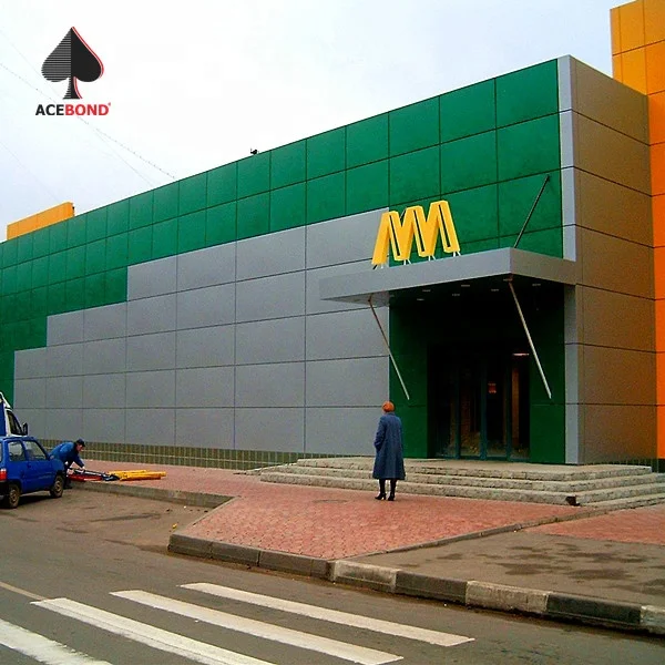 ACEBOND Aluminum Sheet 2mm Thick Building Materials Aluminum Plastic Composite Panel Building Exterior Wall,hotel Outdoor CN;GUA