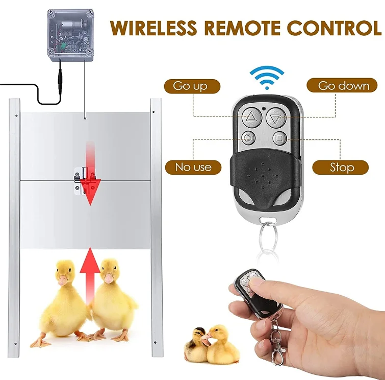 C-x Автоматический Открыватель дверей курятника для фермы или дома, бесплатные запасные части, блок управления 220 В/110 В, 300 х300мм