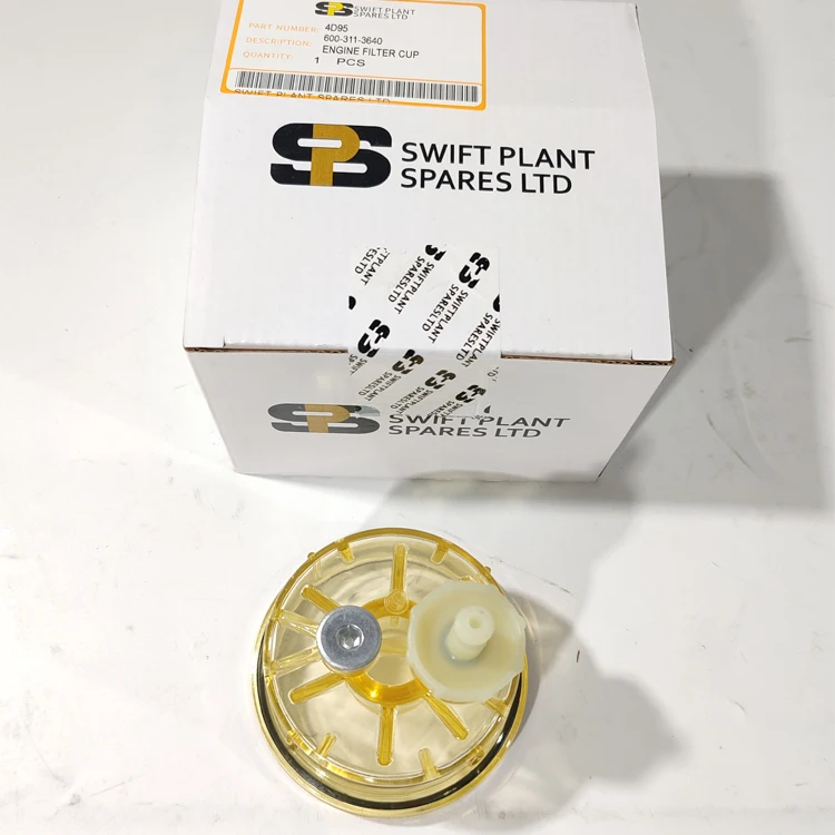 600-311-3640 Fuel Pre-Filter Bowl for Komatsu PC200-8 PC300-8 6D107 4D95