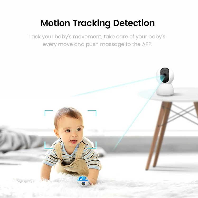 HD tuya smart baby cry detection alarm babyphone automatic infrared night vision video baby monitor with camera and audio