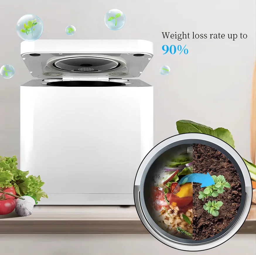 2.5L Large capacity new household kitchen waste disposer Waste disposer drying household food compost machine