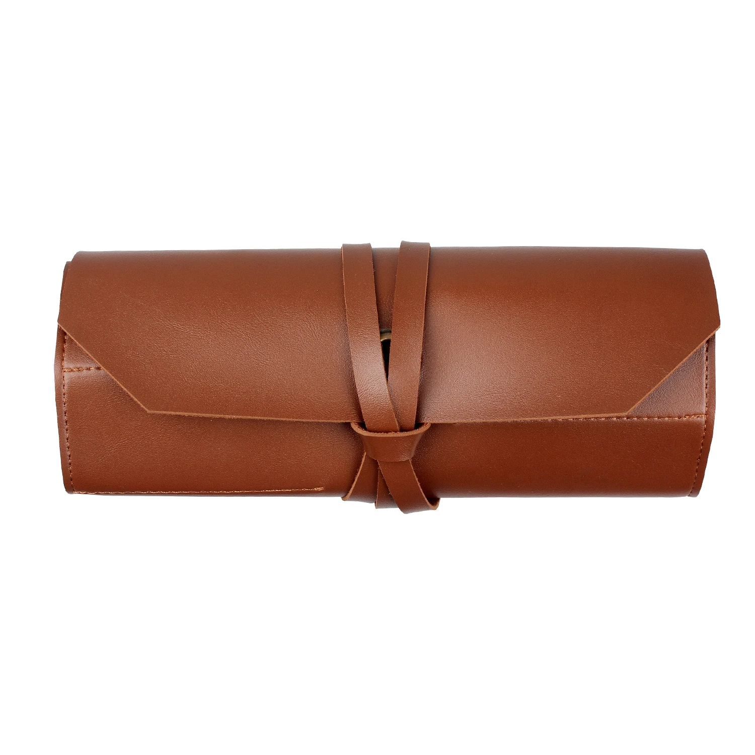 
Custom Carrying Portable Multi-function Leather Electrical Rolling Tool Bag 