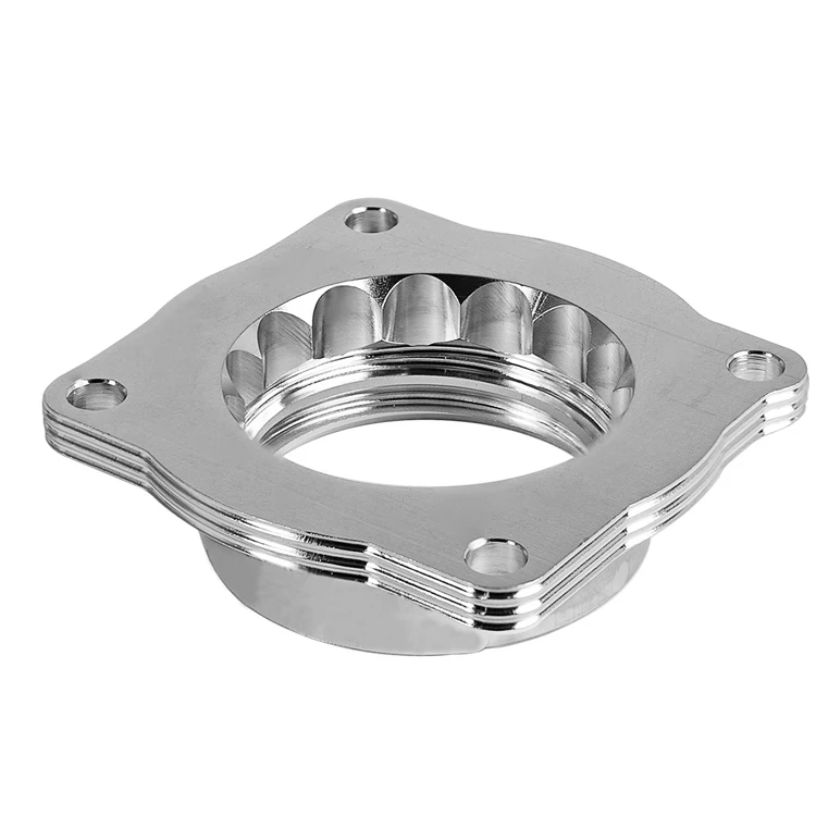 OEM aluminum car intake manifold adapter plate throttle body spacer