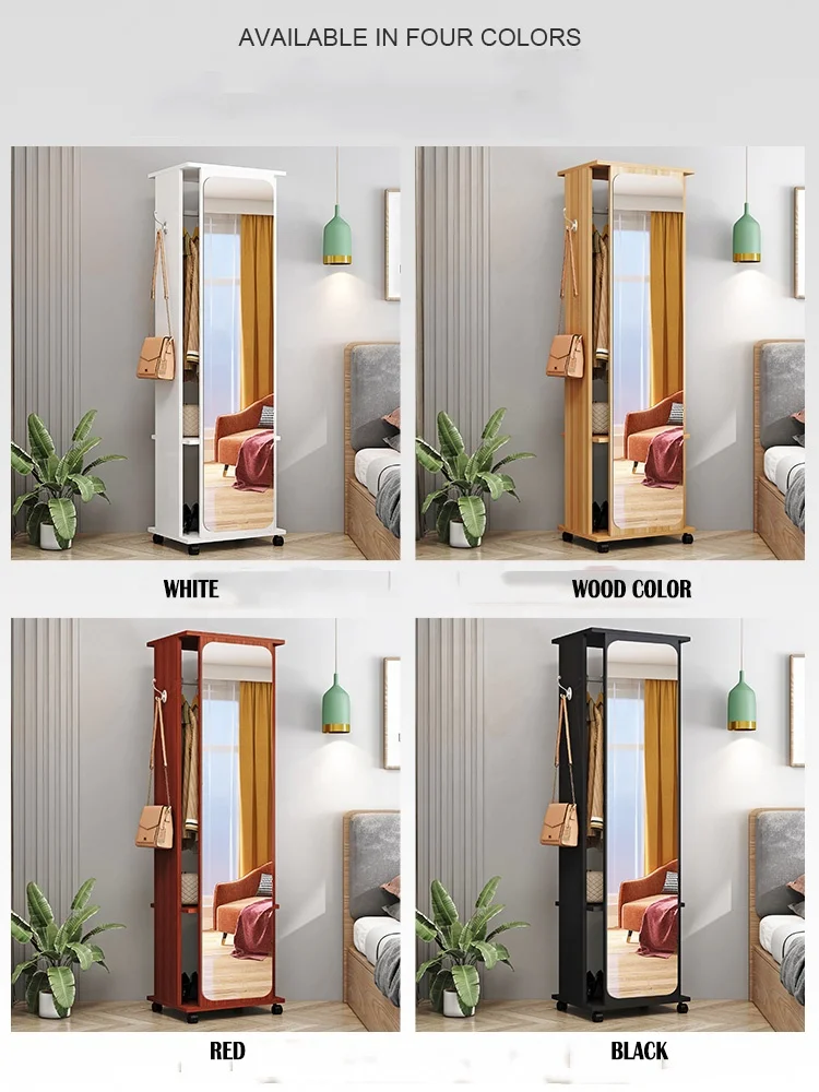 Miroir Multi-function mirror Home Decorative Makeup Dressing Full Length Mirror With Standing Floor