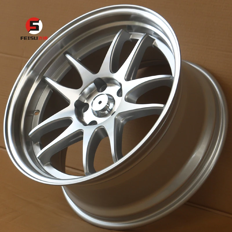 18 inch vossenVF silver 5*114.3 racing  alloy wheels for passenger cars hella flash deep lip 18X9 18X10 car mag rims