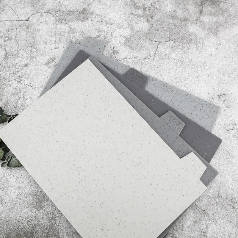 Combination kitchen chopping board fish meat vegetables food grade 4pcs plastic cutting board set