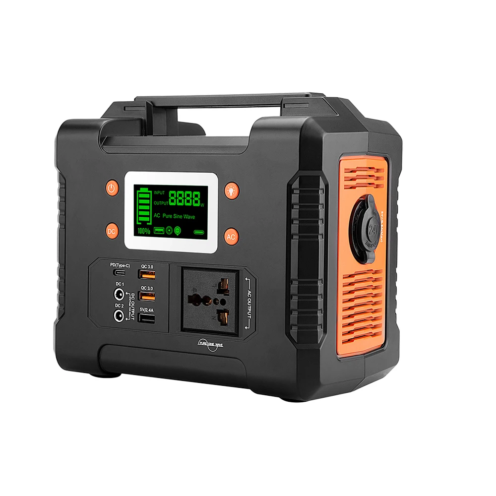 Factory 300Wh Portable Power Station Solar Energy for Outdoor Activity Sport Hunting Shooting Camping Hiking Journey Party