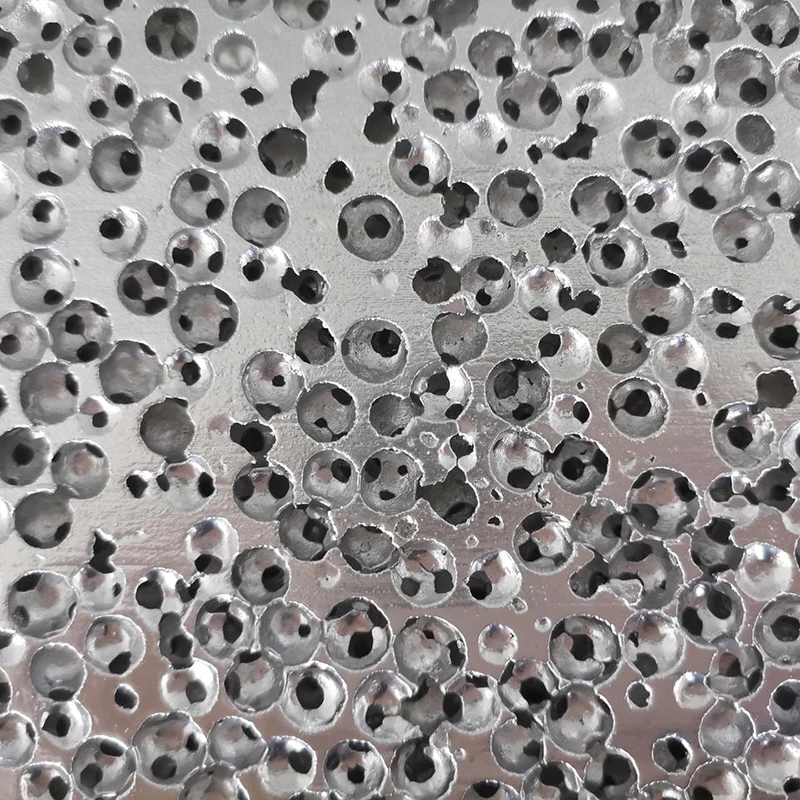 Soundproof Porous Open Cell Aluminium Foam Panels Spherical Soundproof Metal Aluminum Foam Al Sheet