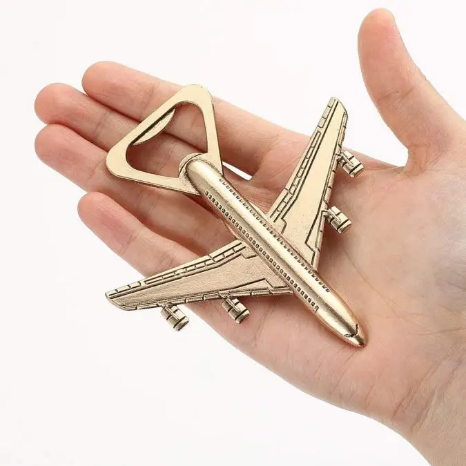 
Airplane Bottle Opener with Gift Box Air Plane Travel Beer Bottle Opener Party Favor Wedding Birthday Decorations 