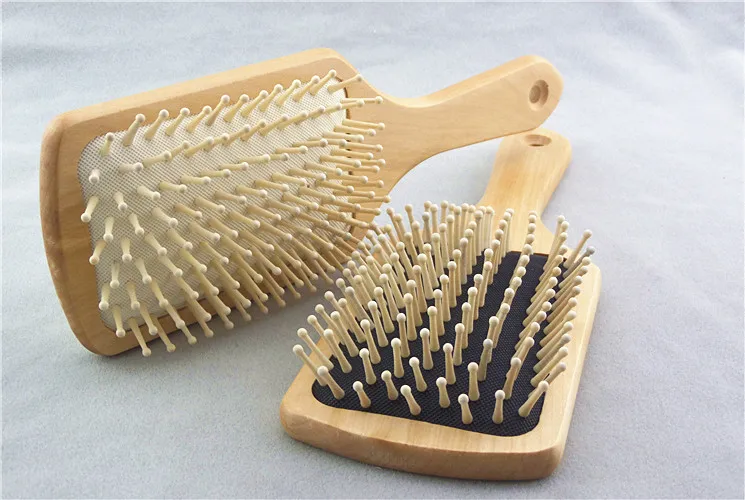 Wholesale Private Label Comb Massage Wood Hair Comb Brush