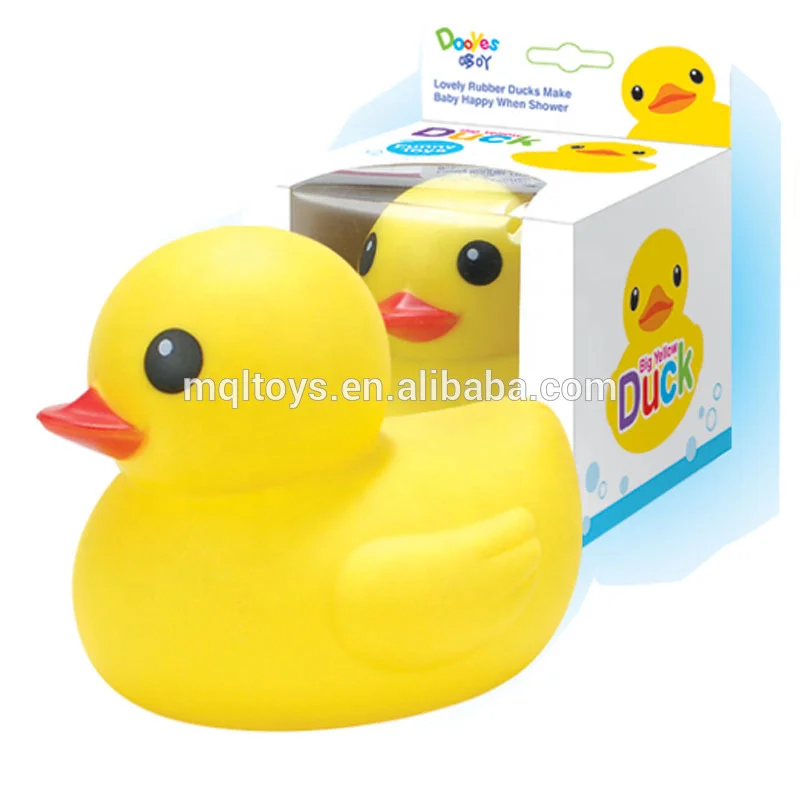
Big size squeeze floating rubber yellow duck for sale 