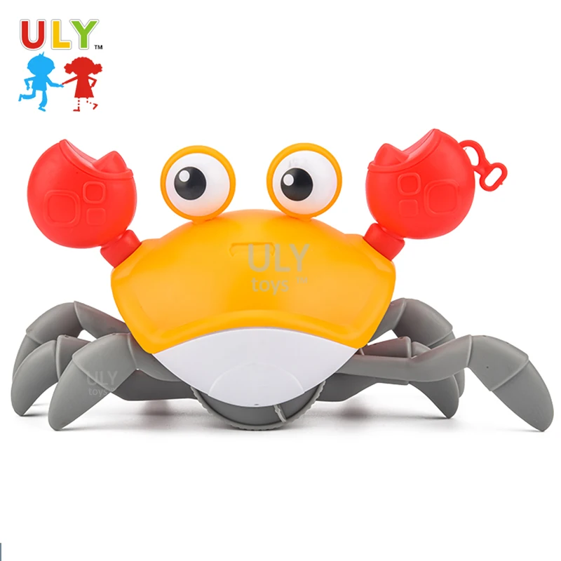 Tiktok Cute Cartoon Animal Crab Classic Baby Water Beach Toy Floating Pulling Clockwork Kids Beach Swimming Pool Bath Toys