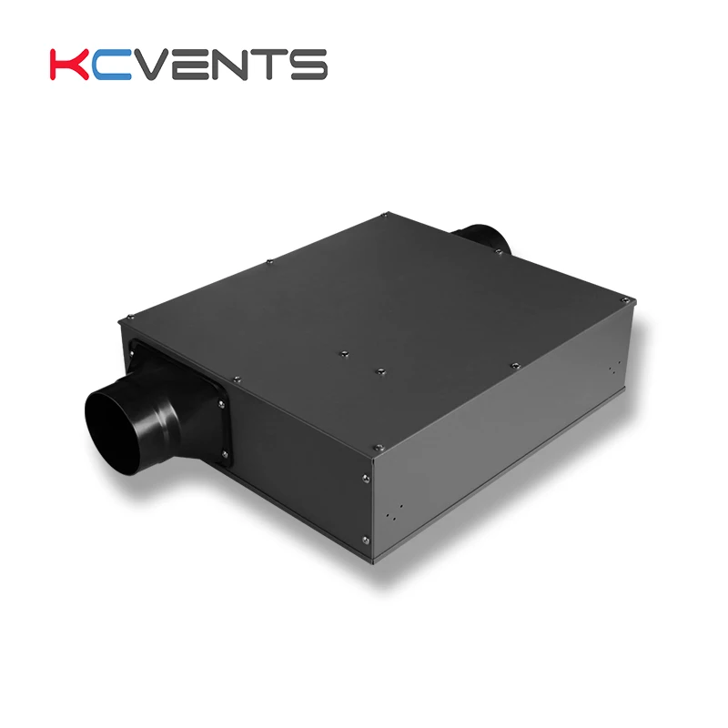 
KCvents Slim Silent In-Line Exhaust Fan with Copper Steel Motor Long-distance pressurization China Building Parts 