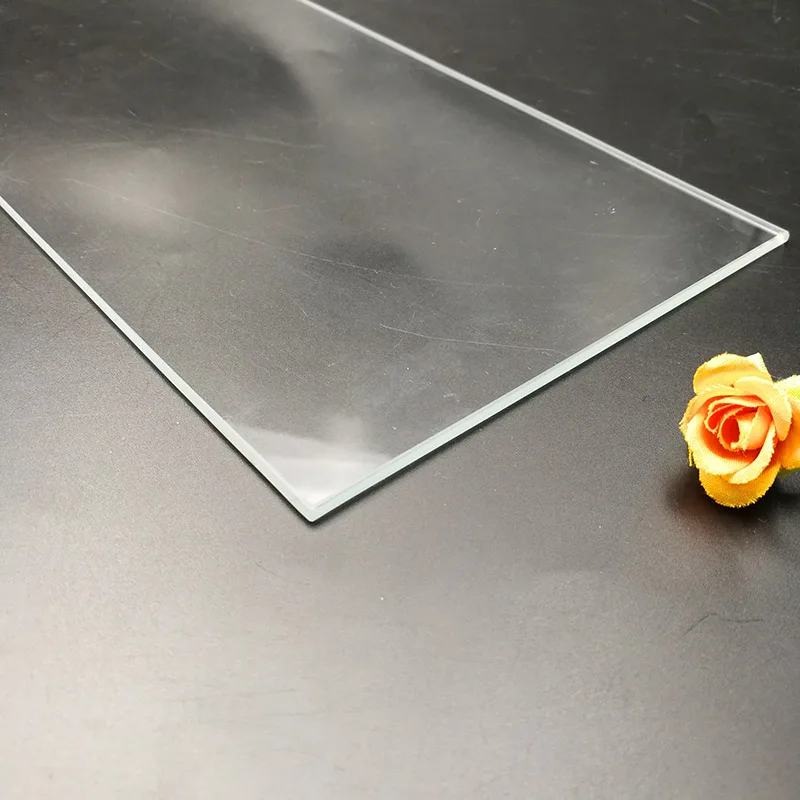 0.2 mm 0.8mm 1.3mm Super thin gorilla ultra white clear glass tempered glass sheet for monitor screen