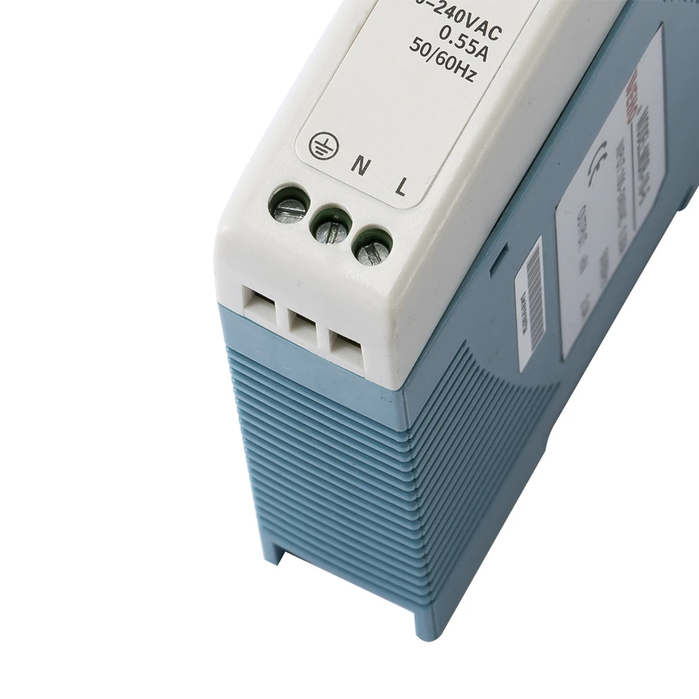 Hot Sala Industrial LED Power Supply MDR-20-15 20W 5V 12V 15V 24V 1.34A DIN Rail DC Switching Power Supply