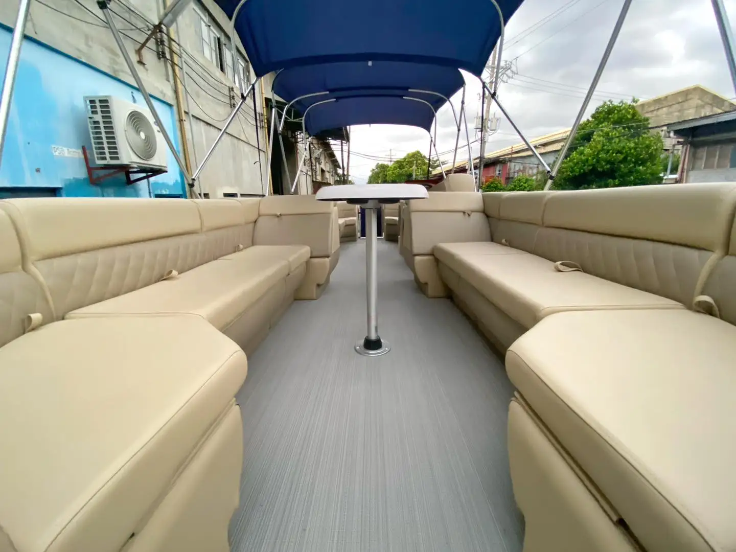 25ft 7 5 m 12-14 пассажирский паром tour tritoon алюминиевые понтонные лодки для продажи