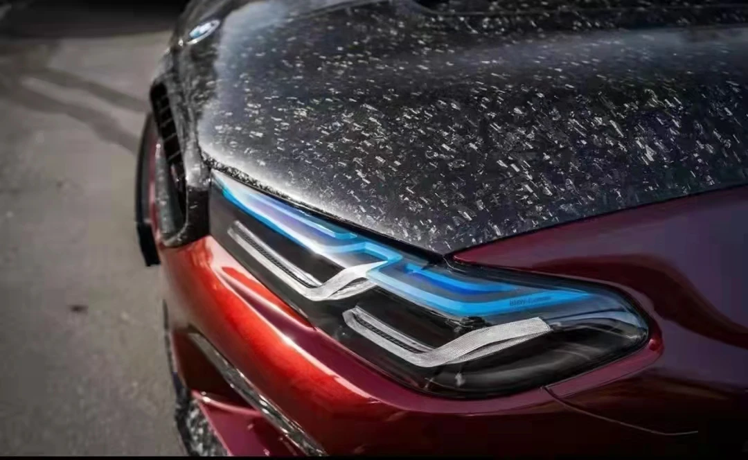 Runde высшее качество сухое углеродное волокно кованый материал для BMW M5 F90 обновление MBJ стиль капота двигателя