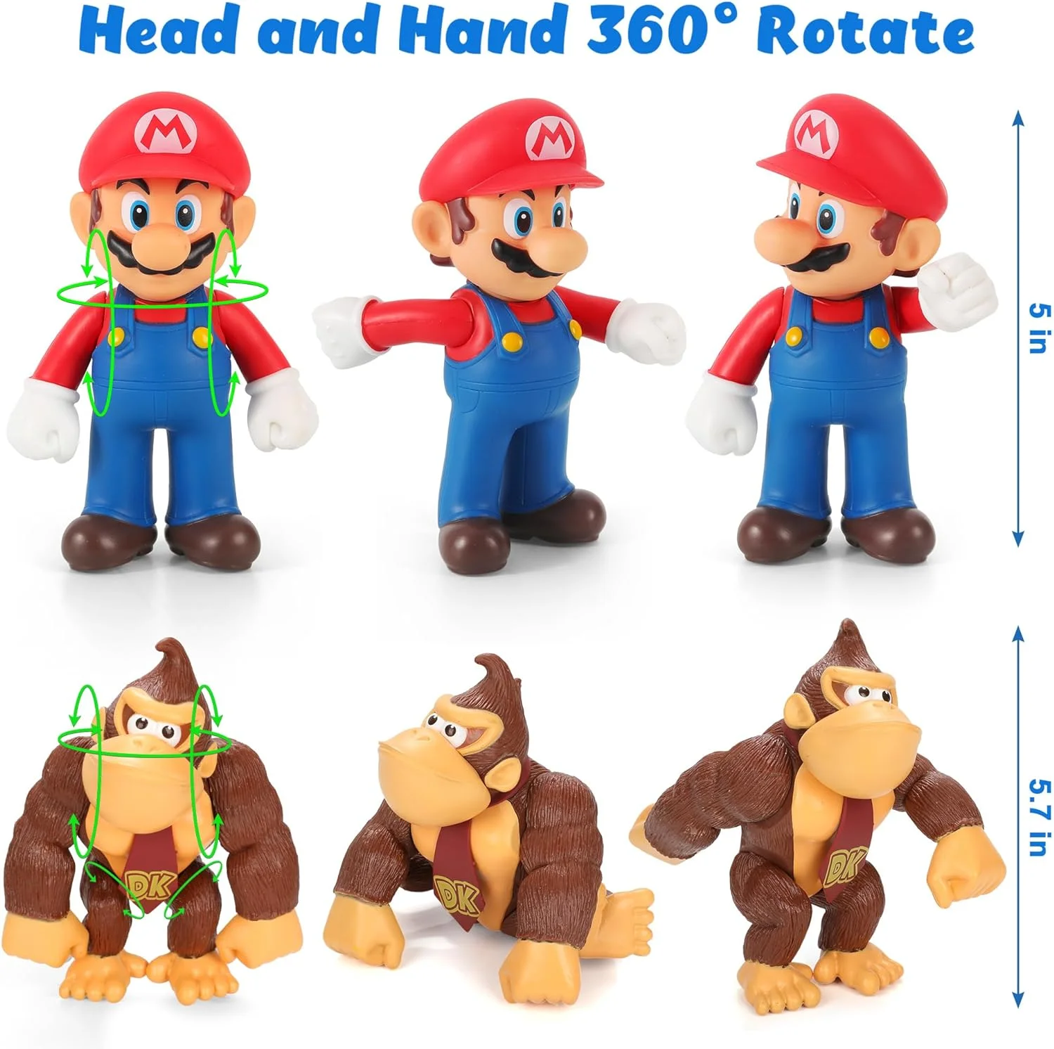 High Quality PVC Vinyl Action Figure Manufacturer Toys Anime Figures Mario Series  Action Figure