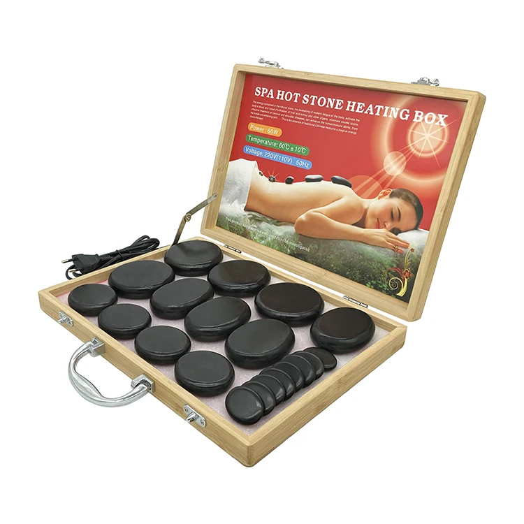 Portable Hot Stone Massage Set Direct Heat Of Stones Dry Heater Hot Stone Heater Warmer Massage Kit (1600430453016)