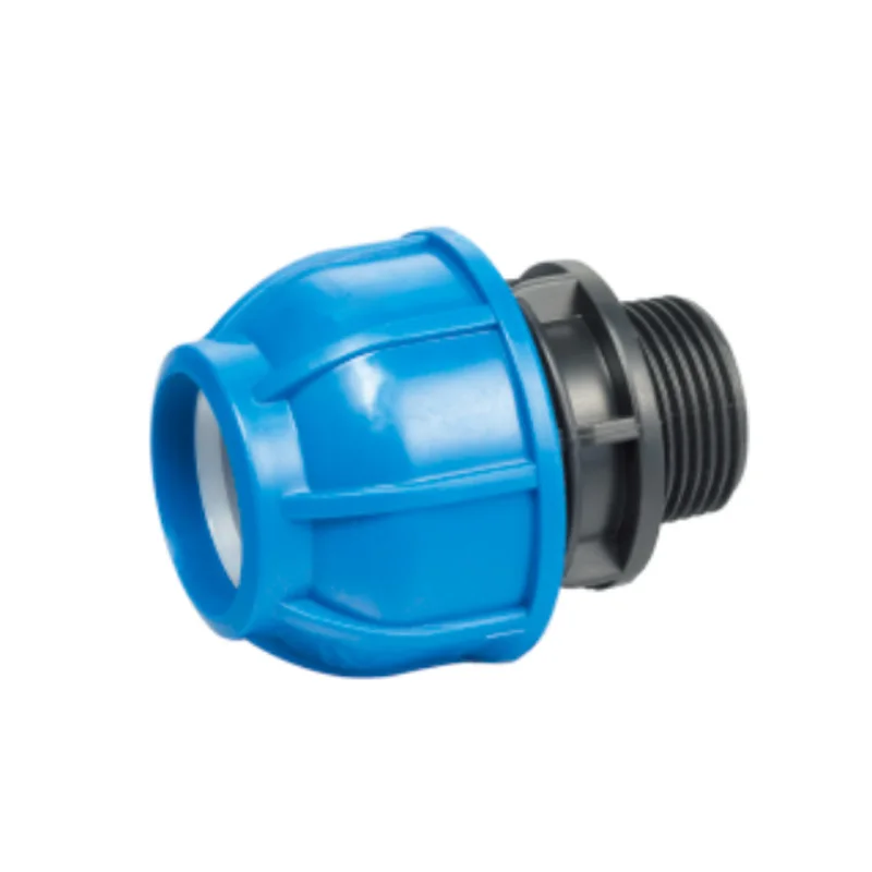 High Performance Plastic End Cap Plug Pipe Fittings Compression Connector For Water Tube
