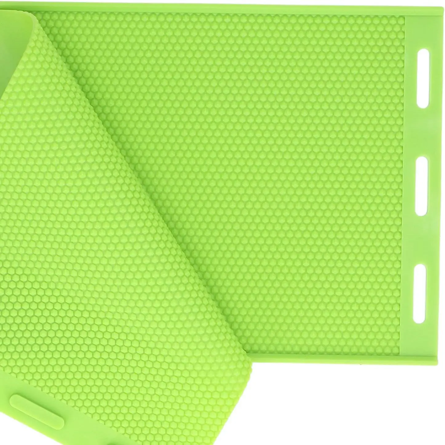 Beekeeping Beeswax Foundation Press Silicone Flexible Beehive Foundation Sheets Comb Mold