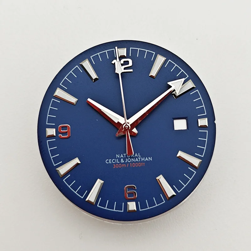 OEM ODM custom watch dial accessories LOGO 33MM dial and hand combination set compatible with 8215 2813 movement