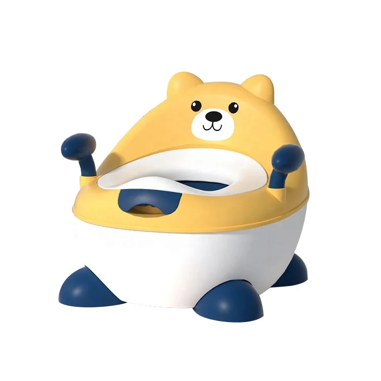 Cute Animal Design Portable Baby Potty Bear Pattern Training Toilet For Toddler Seat