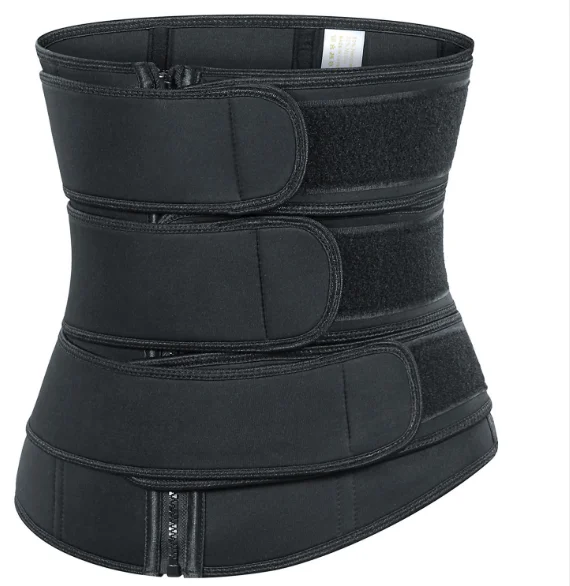 
wholesale Detachable Latex Steel Bone Corset black Waist Trainers Shaper 