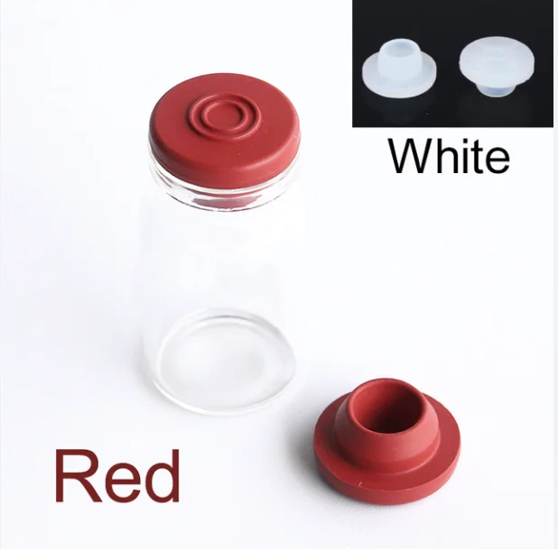 Medical 20mm Red Butyl Rubber Stopper for pharmaceutical glass vials