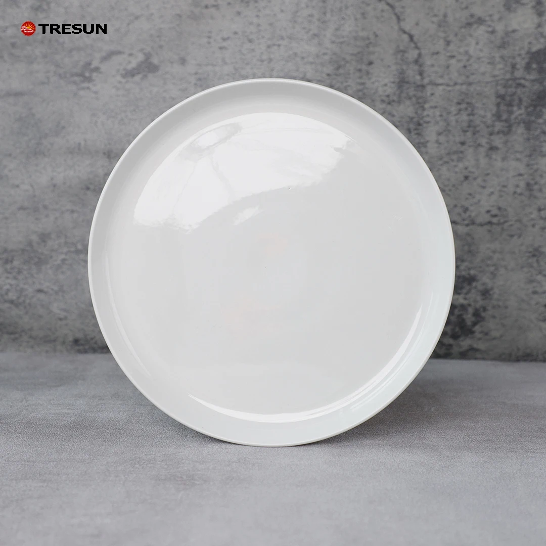 factory price premium quality ceramic serving dinning dinner side white pure custom porcelain dish and plates for restaurant