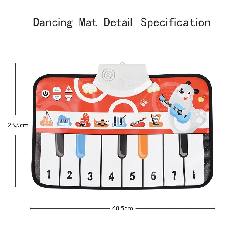 Customized Electronic Baby Gifts Toys Musical Piano Keyboards Fitness Play Mat