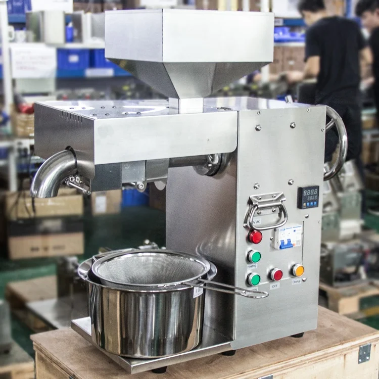 Coconut Virgin Walnut Machine Press 20KG/H Oil Extractor Home Oil Extraction Machine T15 Provided MJ Oil Pressers