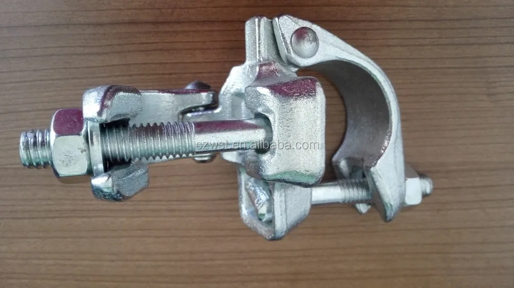 forged swivel tube and band plate single types couplers double scaffolding brc gravlock girder board retaining clamp coupler