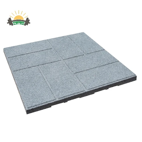 Recycled Rubber Mulch outdoor rubber tiles for patio Rubber Paver