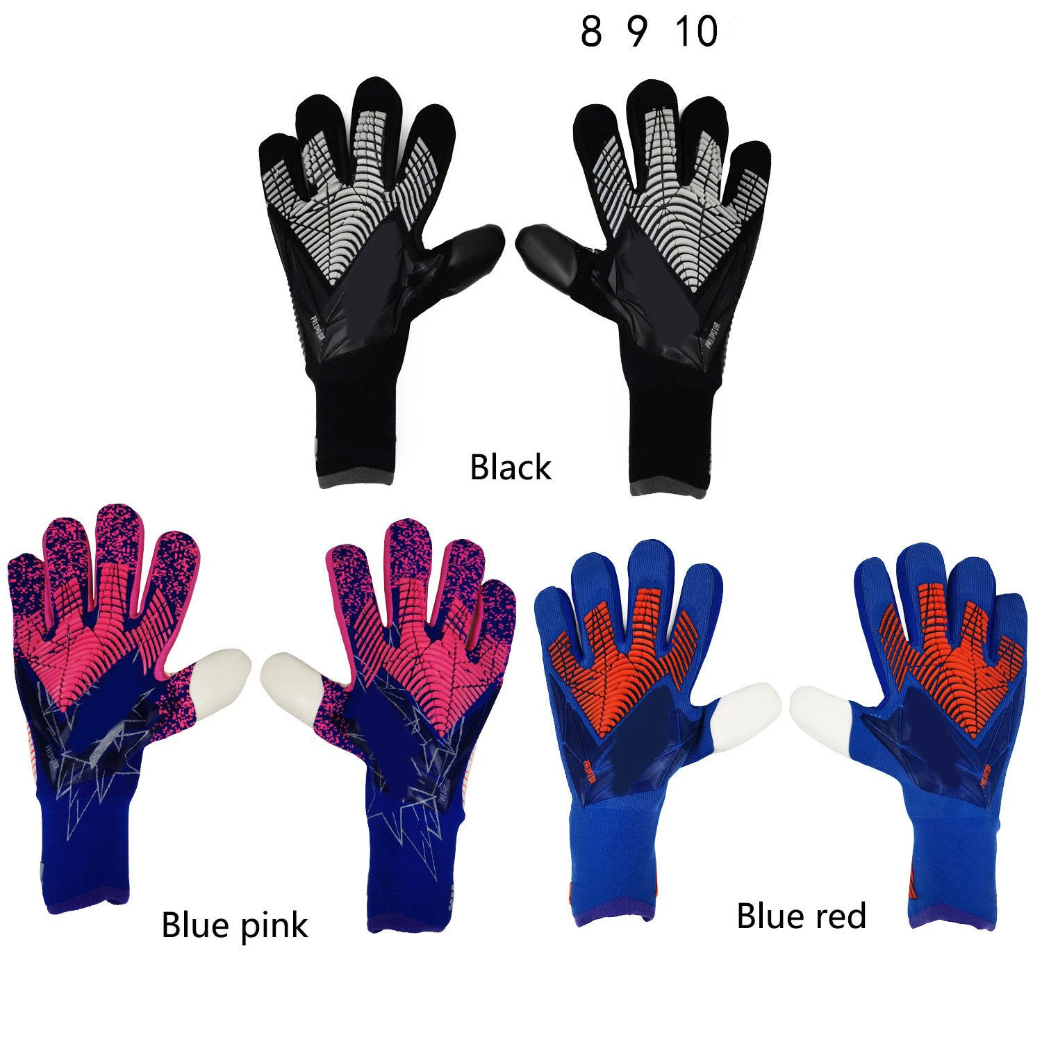 Professional Kids Youth Latex Sport Training Outdoor Fitness Football Goalkeeper Gloves